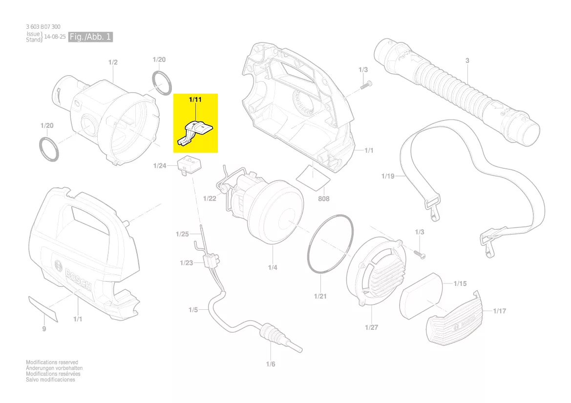 Curseur commande interrupteur réf. 1 600 A00 2MM